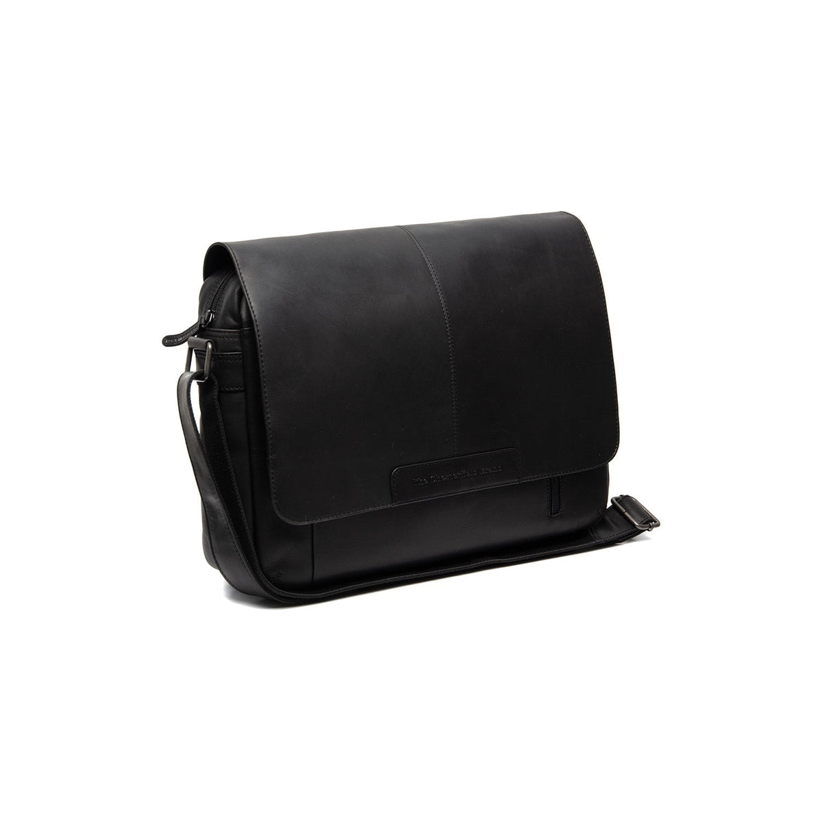 Richard Full-Grain Leather Laptop Bag メンズ in Classic 100% Full-Grain Leather - Full Exterior Front Profile View | Buy Online