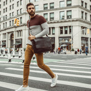 Richard Full-Grain Leather Laptop Bag メンズ – alternate product view 2