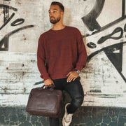 Seth Full-Grain Leather Laptop Bag メンズ – alternate product view 3