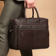 Tacama Full-Grain Leather Laptop Bag レディース – alternate product view 2
