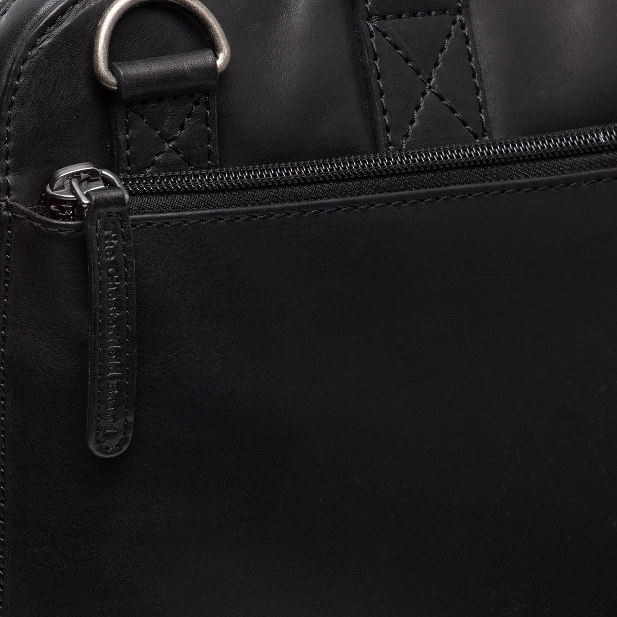 Reinforced Leather Base with Protective Metal Studs Detail
