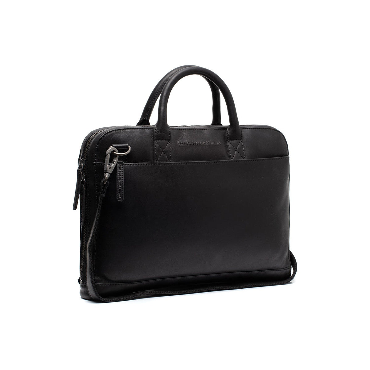 Tilbury Full-Grain Leather Laptop Bag レディース in Classic 100% Full-Grain Leather - Full Exterior Front Profile View | Buy Online