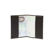 Brown Leather Passport Case レディース, detail view 1