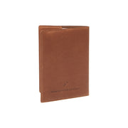 Cognac Leather Passport Case レディース, detail view 1