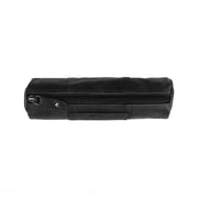 Leather Pencil Case Lea レディース - Lateral Side Profile View Showing Sleeve Cut &amp; Athletic Taper Fit