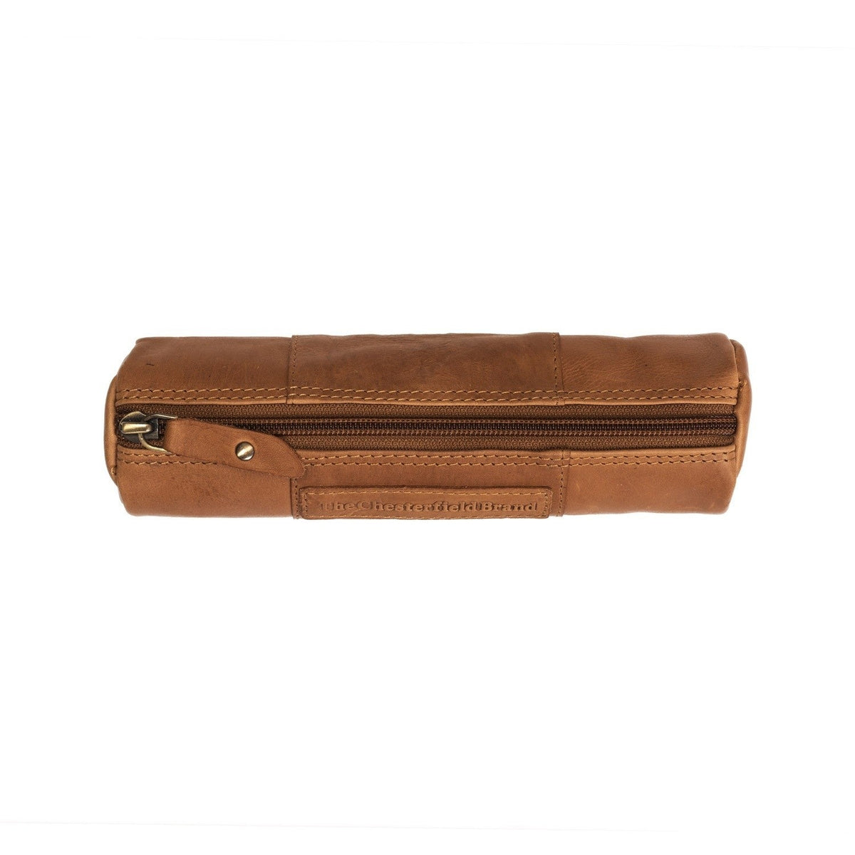 Cognac Leather Pencil Case Lea レディース, detail view 4