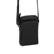 Hamilton Full-Grain Leather Phone Bag レディース in Classic 100% Full-Grain Leather - Front Profile View &amp; Tailored Silhouette | Buy Online