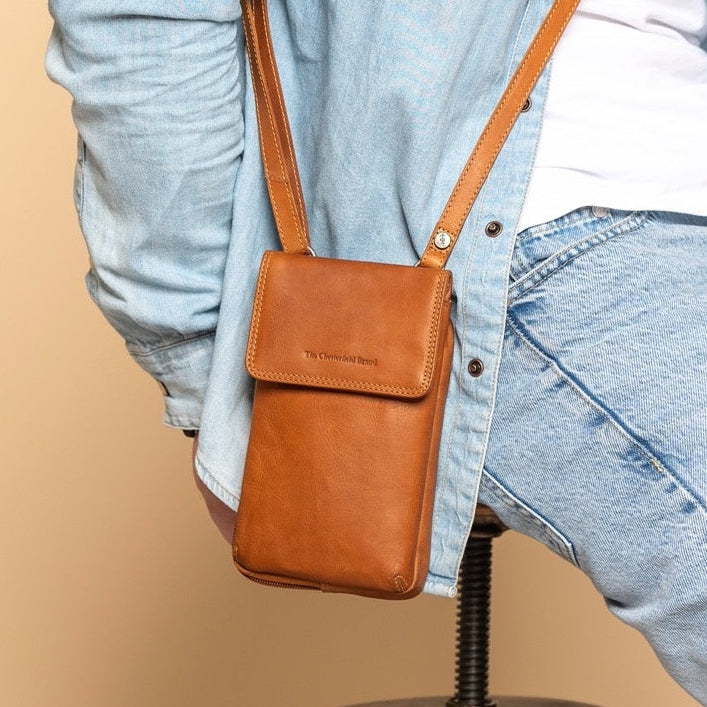 Langley Full-Grain Leather Phone Bag レディース – alternate product view 2
