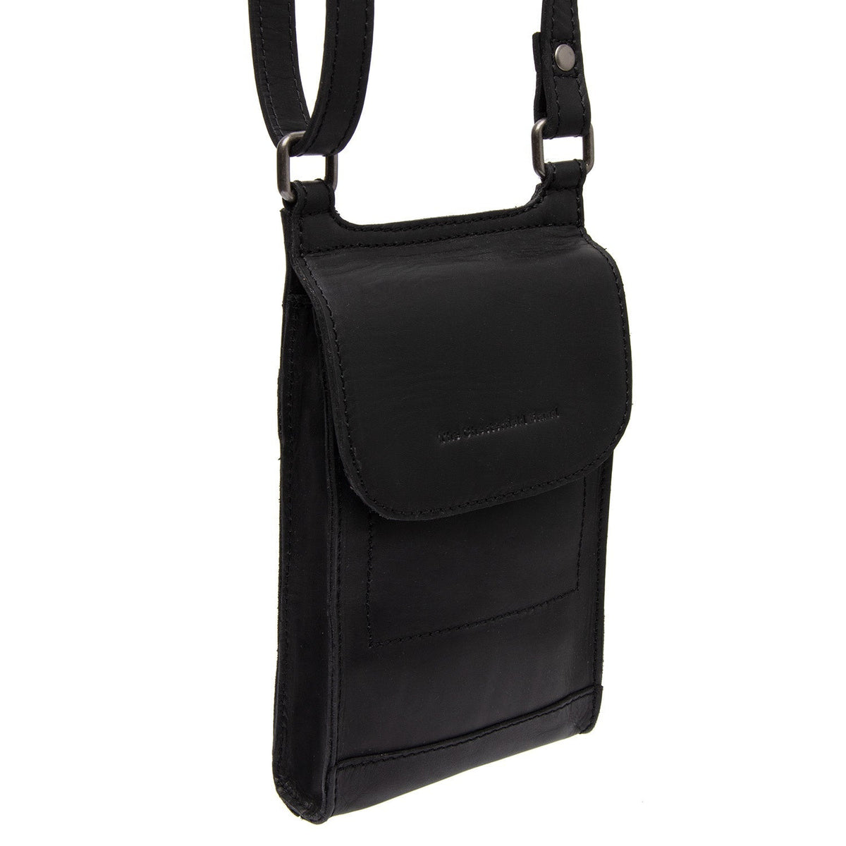 Nebra Full-Grain Leather Phone Bag レディース in Classic 100% Full-Grain Leather - Front Profile View &amp; Tailored Silhouette | Buy Online