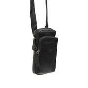 Valdes Full-Grain Leather Phone Bag レディース in Classic 100% Full-Grain Leather - Front Profile View &amp; Tailored Silhouette | Buy Online