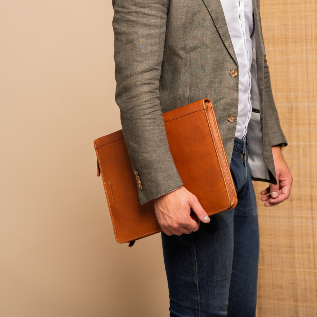 Leather Portfolio Moreton レディース – alternate product view 2