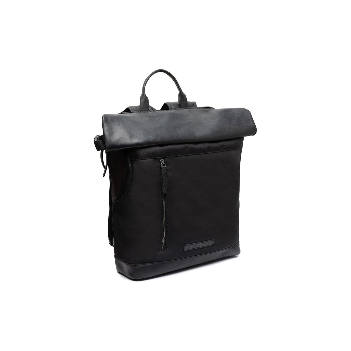 Bornholm フルグレインレザー Roll-top Backpack in Classic 100% Full-Grain Leather - Full Exterior Front Profile View | 公式オンライン通販