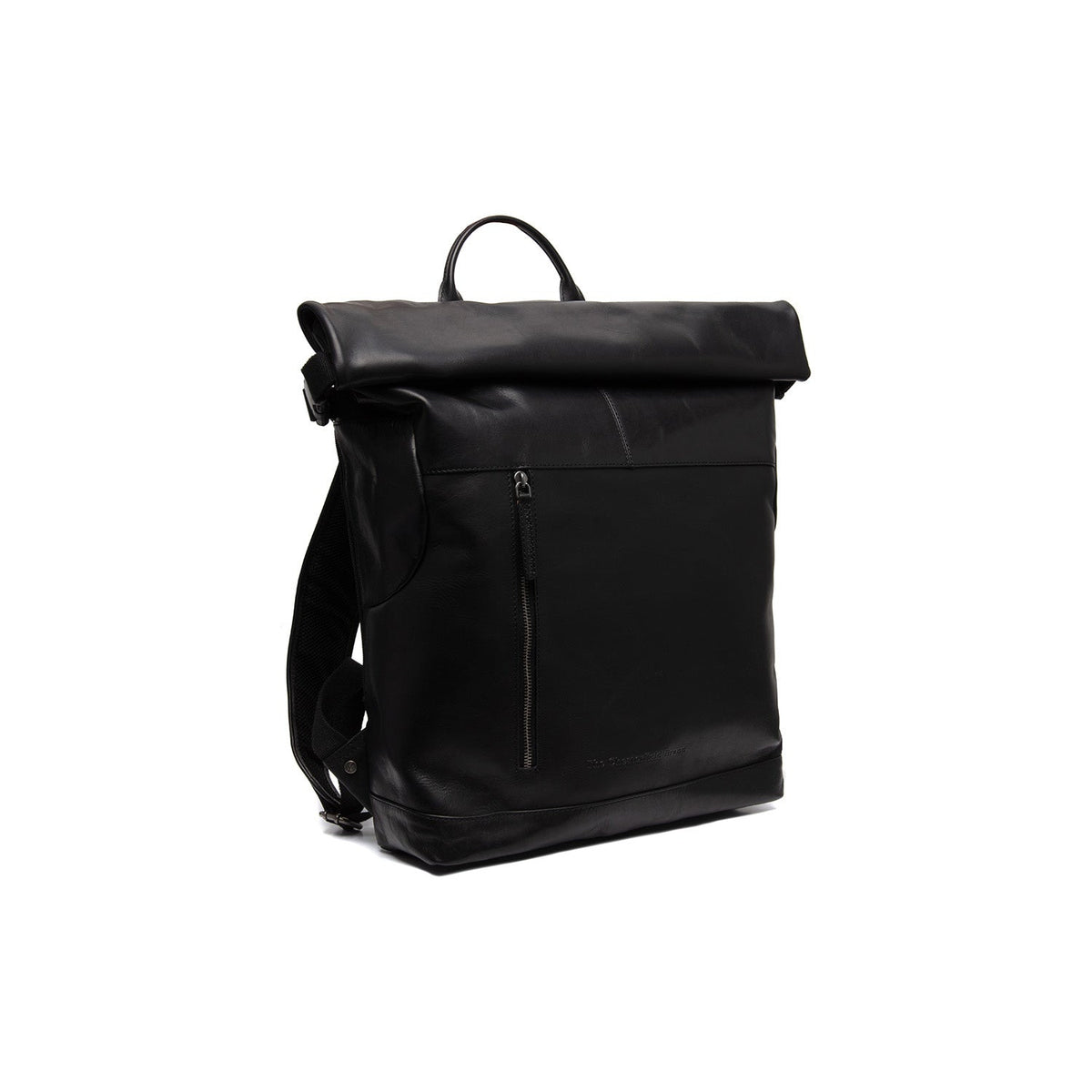 Liverpool Full-Grain Leather Roll-top Backpack レディース in Classic 100% Full-Grain Leather - Full Exterior Front Profile View | Buy Online