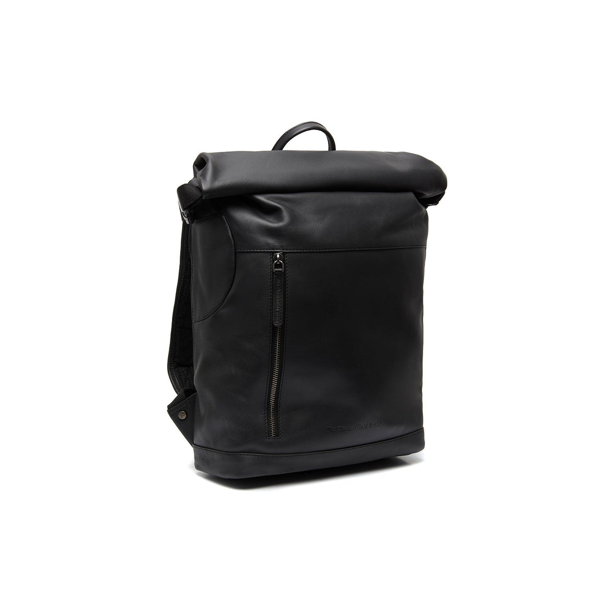 Mazara Full-Grain Leather Roll-top Backpack レディース in Classic 100% Full-Grain Leather - Full Exterior Front Profile View | Buy Online