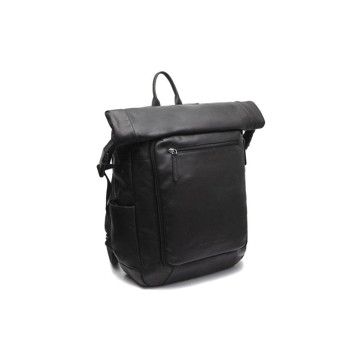 Remo Full-Grain Leather Roll-top Backpack レディース in Classic 100% Full-Grain Leather - Full Exterior Front Profile View | Buy Online