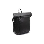 Remo Full-Grain Leather Roll-top Backpack レディース in Classic 100% Full-Grain Leather - Full Exterior Front Profile View | Buy Online