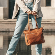 Alicante Full-Grain Leather Shopper レディース – alternate product view 2