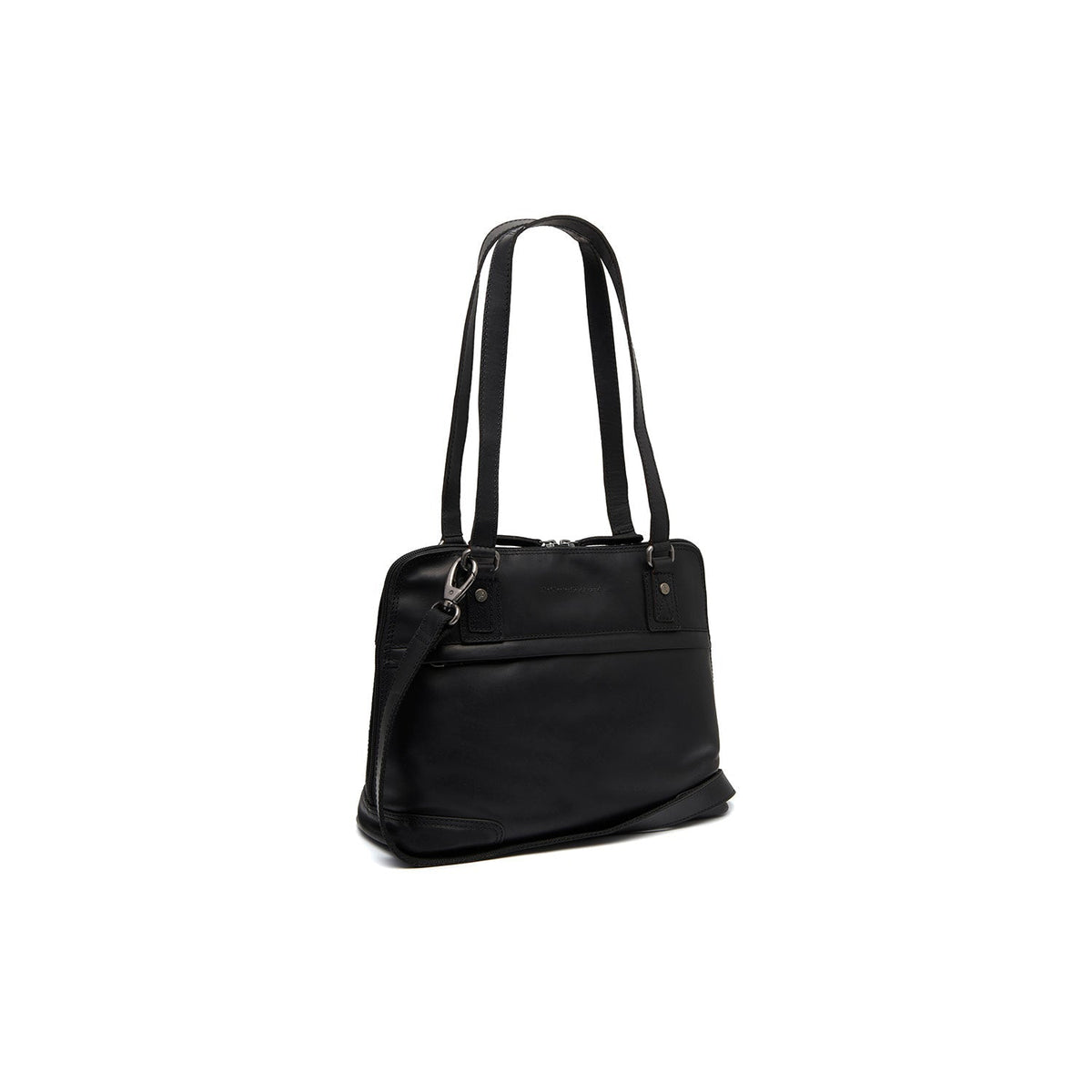 Belgrado Full-Grain Leather Shoulder Bag レディース in Classic 100% Full-Grain Leather - Full Exterior Front Profile View | Buy Online