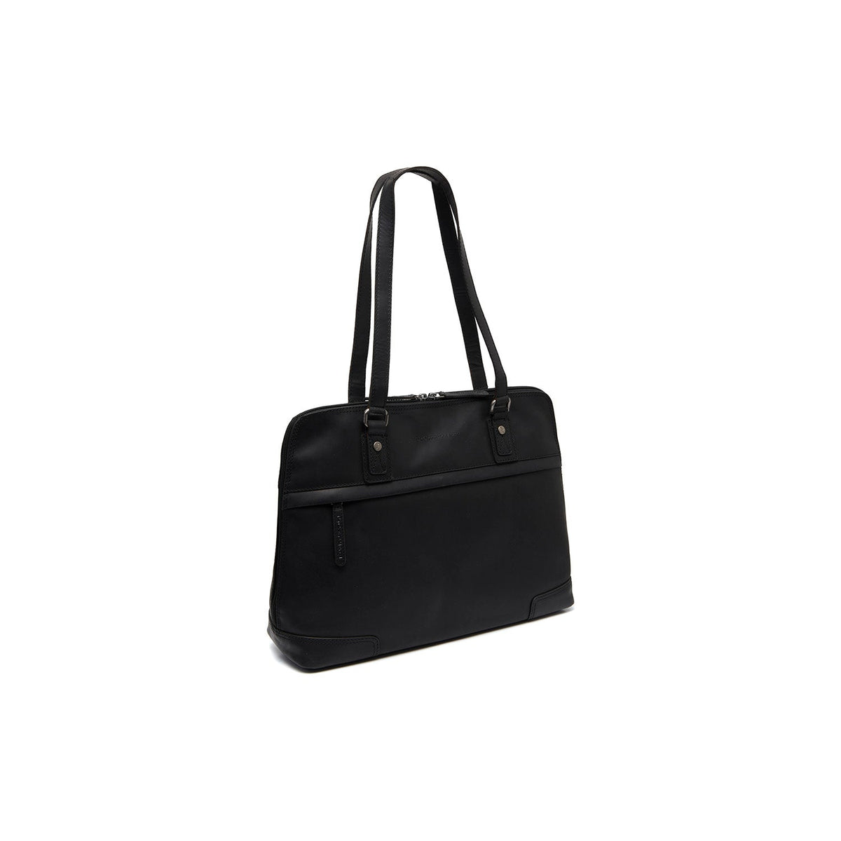 Branson Full-Grain Leather Shoulder Bag レディース in Classic 100% Full-Grain Leather - Full Exterior Front Profile View | Buy Online