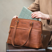 Branson Full-Grain Leather Shoulder Bag レディース – alternate product view 2