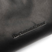 Christie Full-Grain Leather Shoulder Bag レディース - Structured Side Profile Showing Gusset Depth &amp; Expansion Capacity