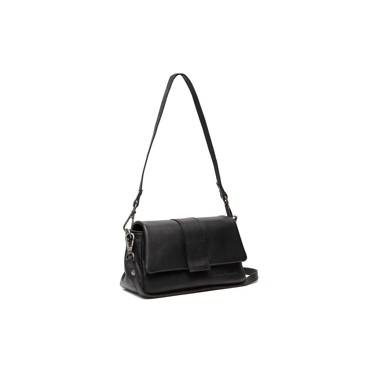 Clifden Full-Grain Leather Shoulder Bag レディース in Classic 100% Full-Grain Leather - Full Exterior Front Profile View | Buy Online