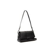 Clifden Full-Grain Leather Shoulder Bag レディース in Classic 100% Full-Grain Leather - Full Exterior Front Profile View | Buy Online