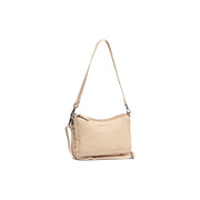 Irving Full-Grain Leather Shoulder Bag レディース in Classic 100% Full-Grain Leather - Full Exterior Front Profile View | Buy Online