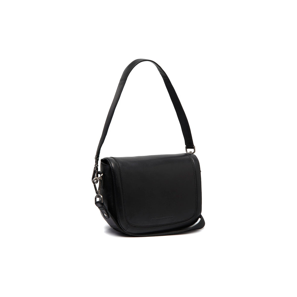 Lizzola Full-Grain Leather Shoulder Bag レディース in Classic 100% Full-Grain Leather - Full Exterior Front Profile View | Buy Online