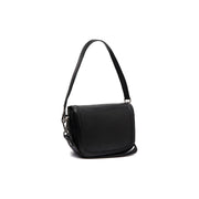 Lizzola Full-Grain Leather Shoulder Bag レディース in Classic 100% Full-Grain Leather - Full Exterior Front Profile View | Buy Online