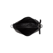 Marle Full-Grain Leather Shoulder Bag レディース - Structured Side Profile Showing Gusset Depth &amp; Expansion Capacity