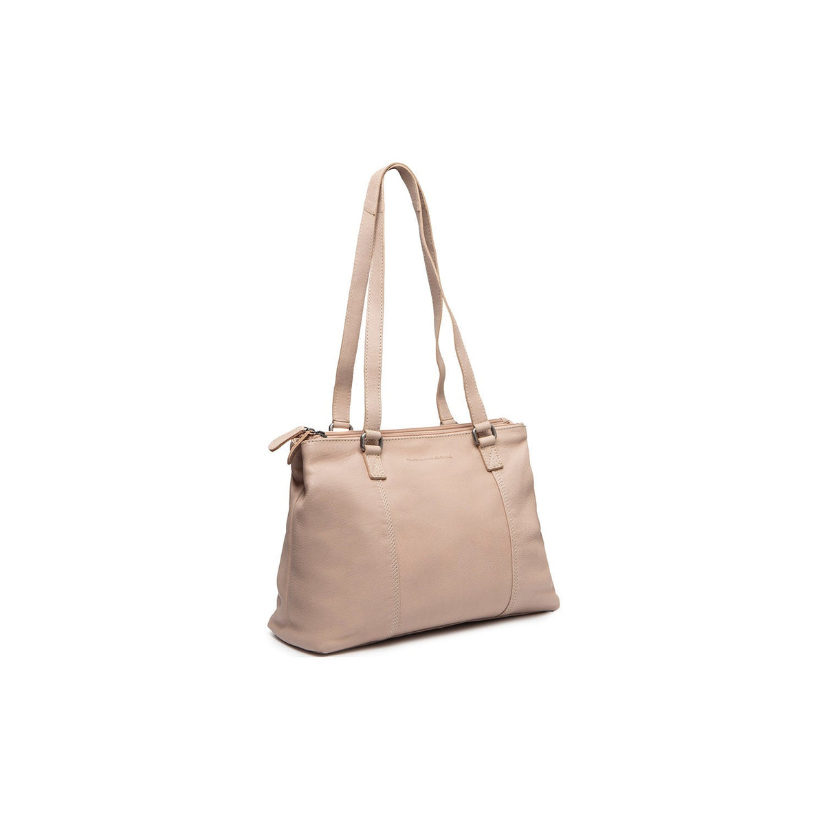 Marvos Full-Grain Leather Shoulder Bag レディース in Classic 100% Full-Grain Leather - Full Exterior Front Profile View | Buy Online