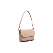 Miloa Full-Grain Leather Shoulder Bag レディース in Classic 100% Full-Grain Leather - Full Exterior Front Profile View | Buy Online
