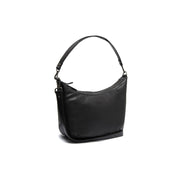 Moneva Full-Grain Leather Shoulder Bag レディース in Classic 100% Full-Grain Leather - Full Exterior Front Profile View | Buy Online