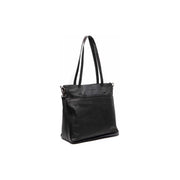 Mosel Full-Grain Leather Shoulder Bag レディース in Classic 100% Full-Grain Leather - Full Exterior Front Profile View | Buy Online