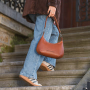 Nancy Full-Grain Leather Shoulder Bag レディース – alternate product view 3
