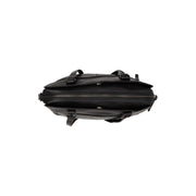 Pretoria Full-Grain Leather Shoulder Bag レディース - Structured Side Profile Showing Gusset Depth &amp; Expansion Capacity