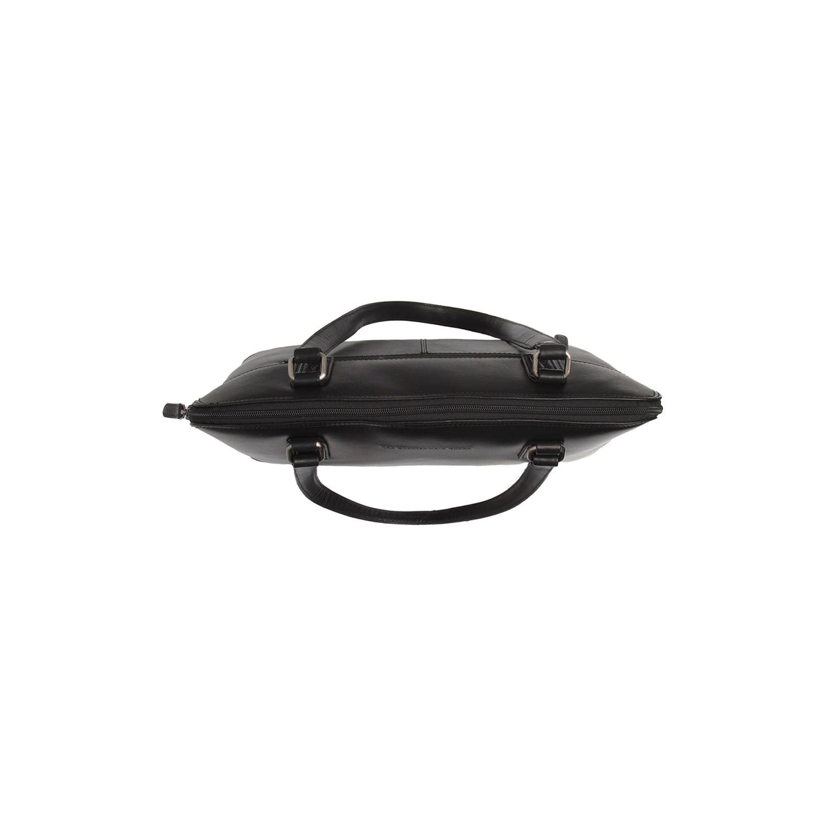 Selvino Full-Grain Leather Shoulder Bag - Structured Side Profile Showing Gusset Depth & Expansion Capacity