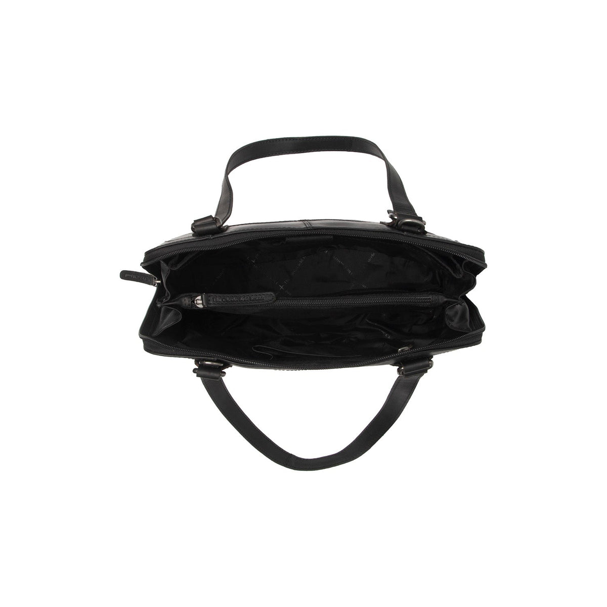 
内側ライニングビュー Showing Dedicated Padded Laptop Sleeve & Multi-Compartment Organization
