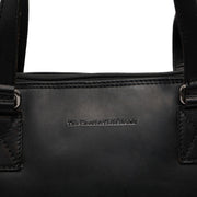 
Classic 100% Full-Grain leather Bag - 補強レザーストラップと丁寧な縫製が際立つ背面ビュー