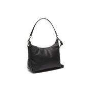 Skara Full-Grain Leather Shoulder Bag レディース in Classic 100% Full-Grain Leather - Full Exterior Front Profile View | Buy Online