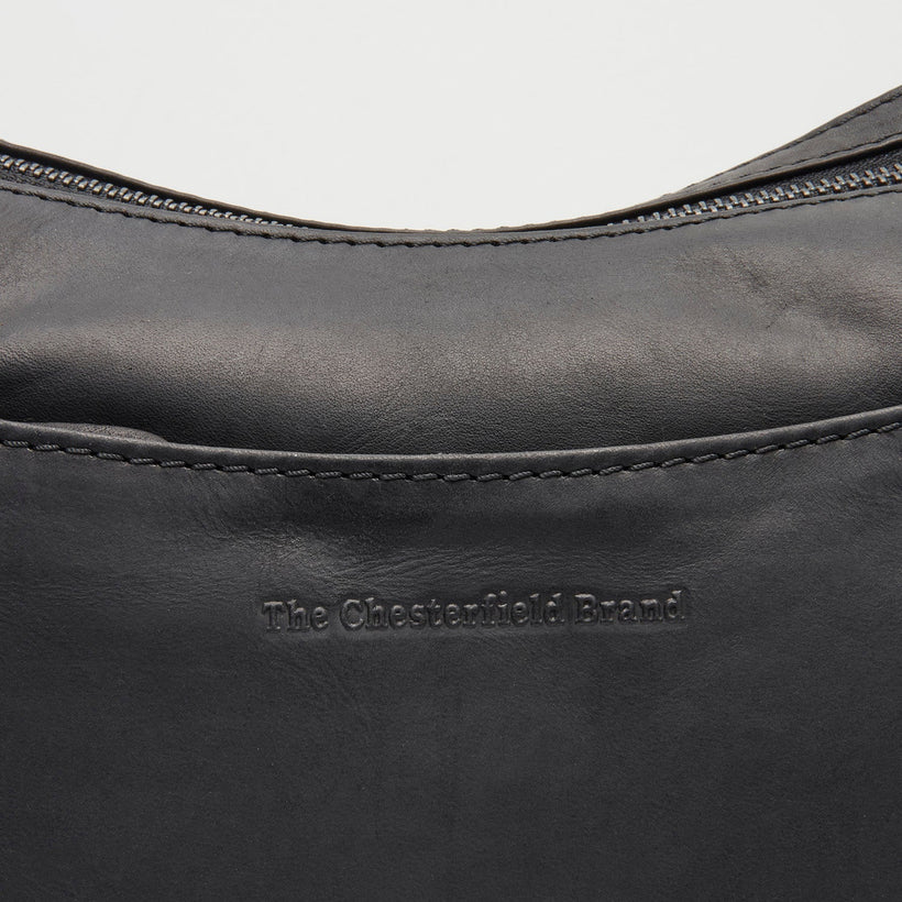Tivra Full-Grain Leather Shoulder Bag レディース