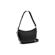 Valentano Full-Grain Leather Shoulder Bag レディース in Tan 100% Full-Grain Leather - Full Exterior Front Profile View | Buy Online
