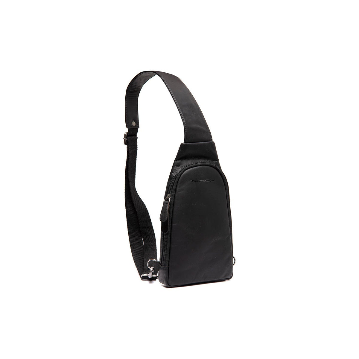 Leather Sling Bag Bowey レディース in Classic 100% Full-Grain Leather - Full Exterior Front Profile View | Buy Online