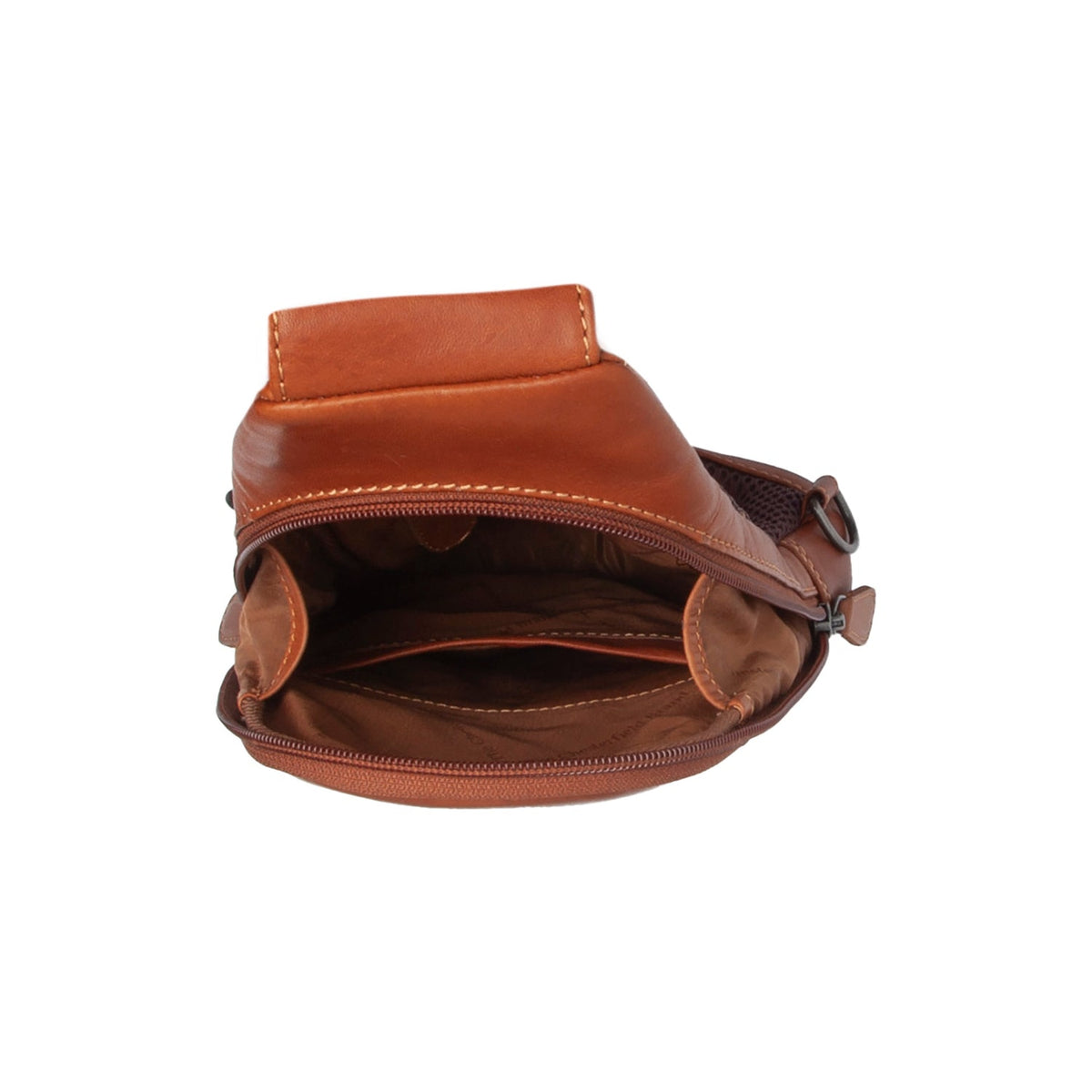 Cognac Leather Sling Bag Bowey レディース, detail view 4