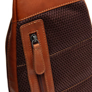 Cognac Leather Sling Bag Bowey レディース, detail view 5