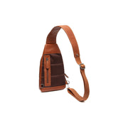 Cognac Leather Sling Bag Bowey レディース, detail view 6