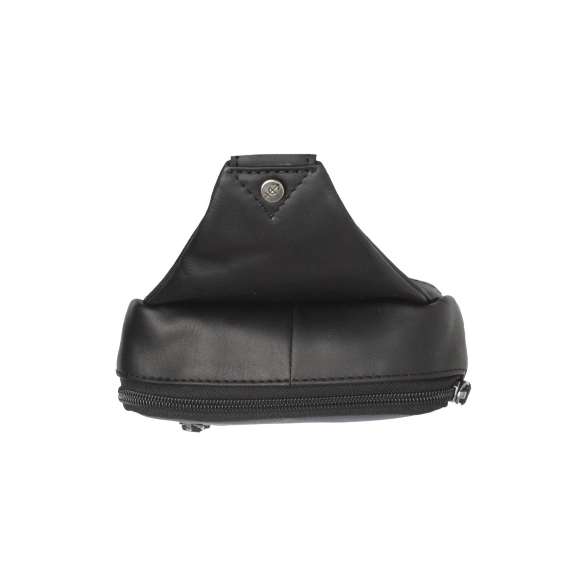 Leather Sling Bag Salla レディース - Structured Side Profile Showing Gusset Depth &amp; Expansion Capacity