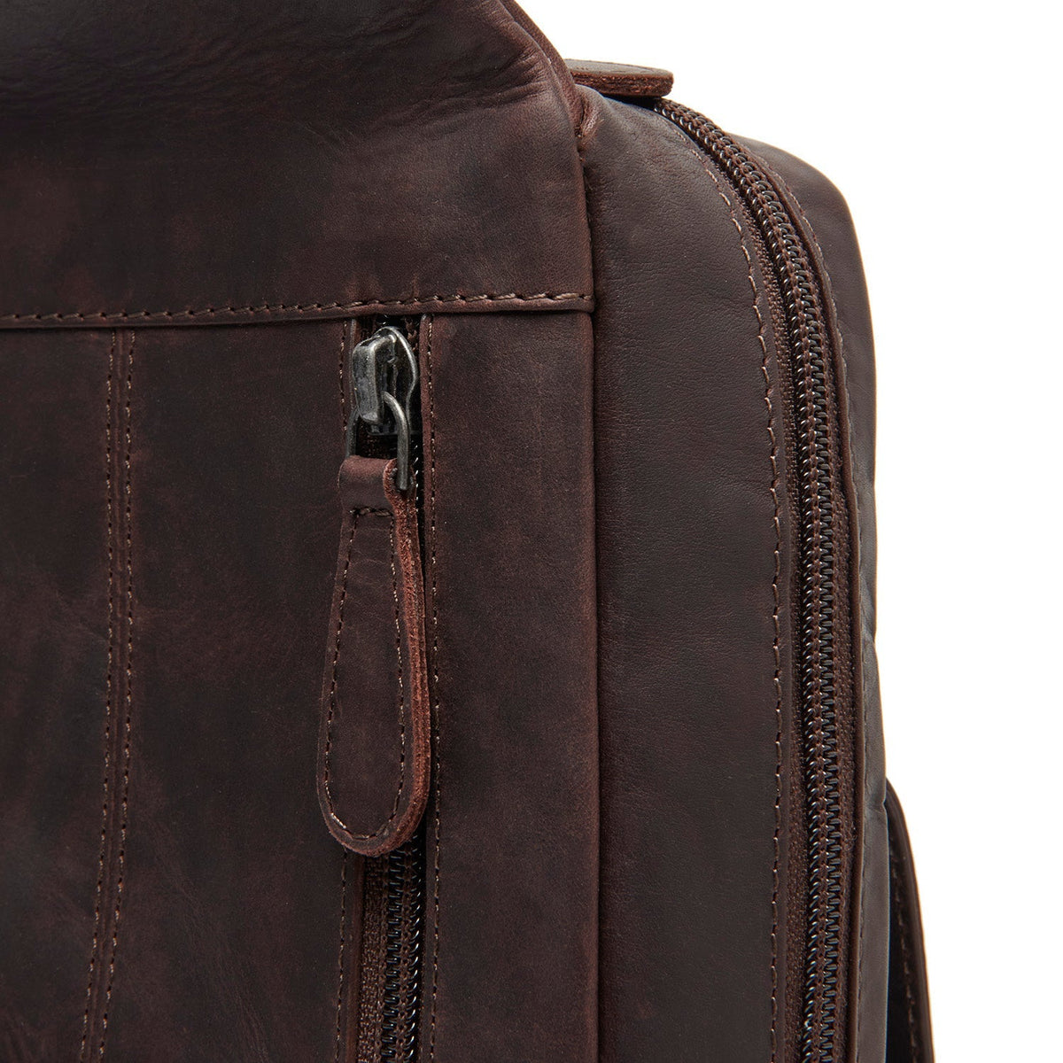 Brown Leather Sling Bag Turelle レディース, detail view 3