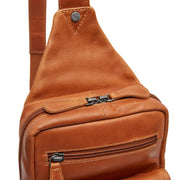 Cognac Leather Sling Bag Turelle レディース, detail view 1